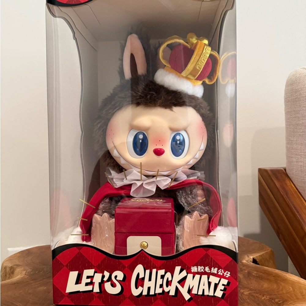 Let's Checkmate Plush Bunny with Royal Crown